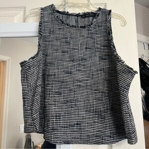 Zara Tweed Crop Top